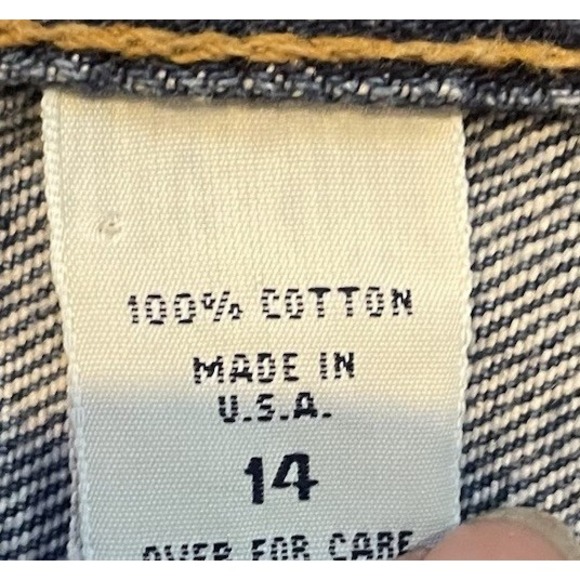 VTG Abercrombie And Fitch Women's Sz 14 Made In USA 90's Y2K High Rise Boot Cut - Picture 4 of 11